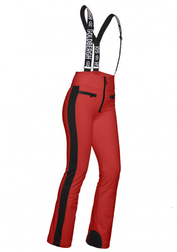 Dámské lyžařské kalhoty Goldbergh HIGH END ski pant RUBY RED